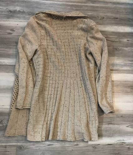 Studio Works Cardigan Size Large, pit to pit is 23, length is 30