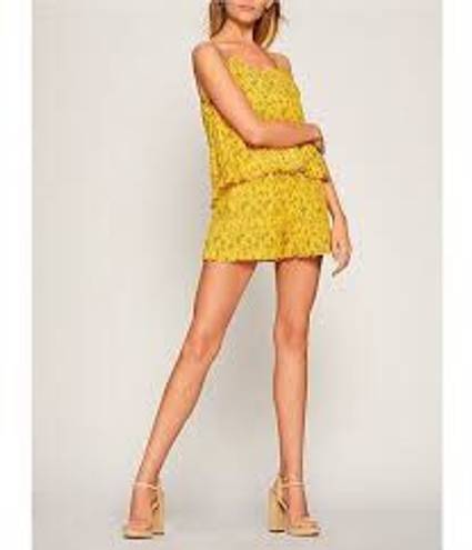 Chelsea & Violet C&V  Yellow Floral Skort Shorts