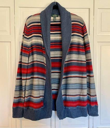 Krass&co Lauren jeans  striped shawl neck cardigan size xl