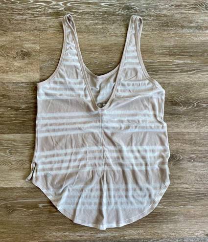 Lululemon  Striped Top- sz. 4 EUC