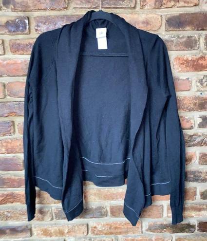 CAbi  Black Winsome Open Front Cardigan Sweater Women's Size Small 3355