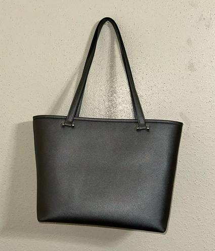 DKNY  Leather Gray Tote Bag