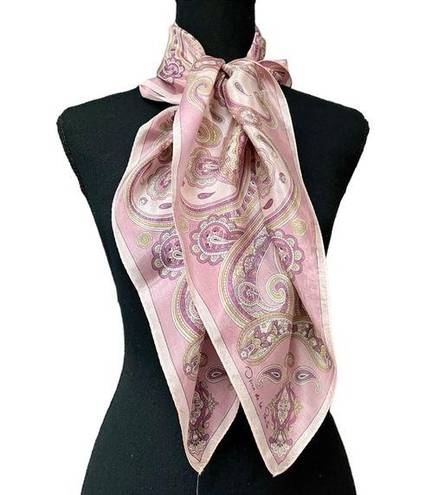 Oscar de la Renta  Vintage Silk Scarf