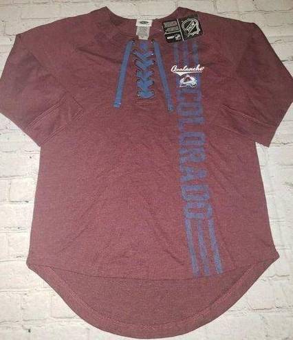 Avalanche NWT Womens Colorado  NHL Shirt Small 4/6