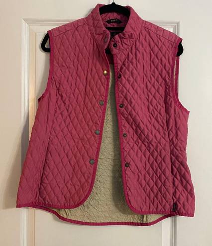 Barbour Pink Fulbourn Lightweight Short Gilet