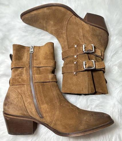 ALLSAINTS 🌟HOST PICK🌟 HARRIET SUEDE HEELED ANKLE BOOTS SUEDE Size EU 41