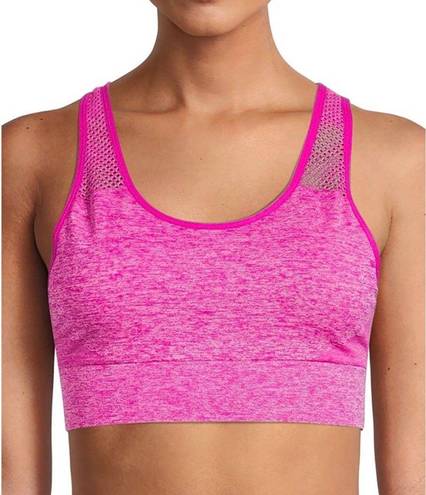 Avia  Womens Seamless Sports Bra Size Small 4-6 Minimum Support Pads Pink  New