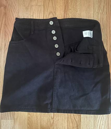 PacSun Black Denim Mini Skirt