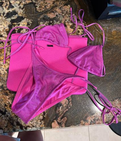 Triangl Pink Glitter  Bikini