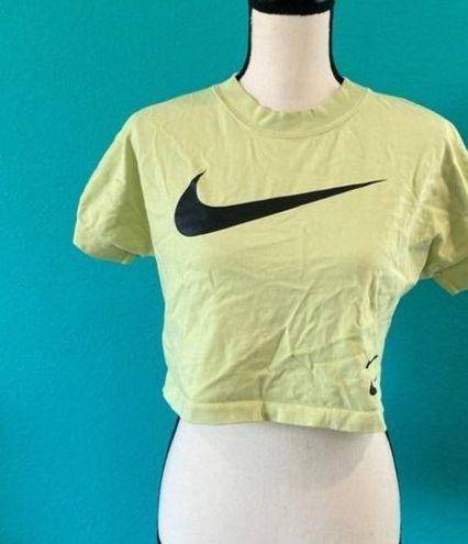 Nike Pale neon green  crop top in size small