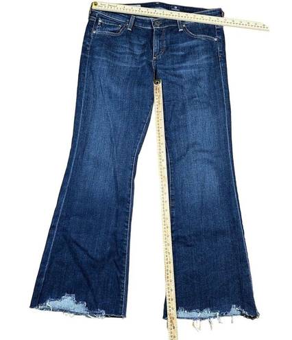 AG Adriano Goldschmied  The Belle Flare Womens 32R Dark Wash Jeans Made In USA