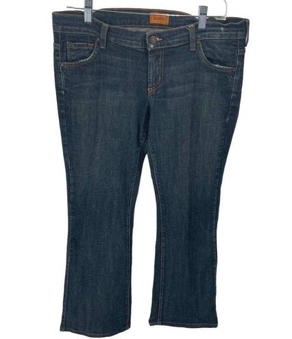 James Jeans  Women's Dry Aged Bootcut Low Rise Dark Wash Denim Blue Size 32