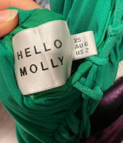 Hello Molly Forest Green Midi Dress