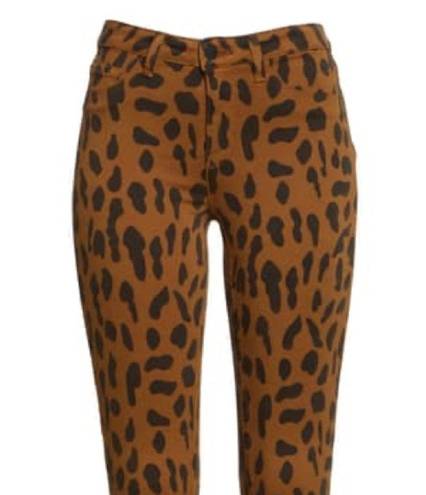 L'Agence L’Agence Margot Leopard Crop Skinny Jeans, Size 25, NWT