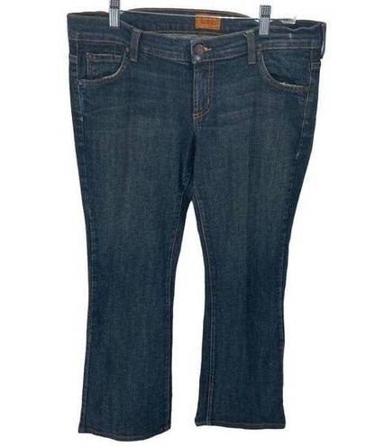 James Jeans  Women's Dry Aged Bootcut Low Rise Dark Wash Denim Blue Size 32