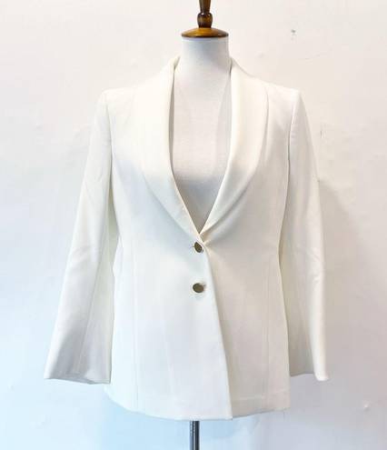 Alice + Olivia  Classics Tana Shawl Collar Ivory Blazer Size 8 NWOT