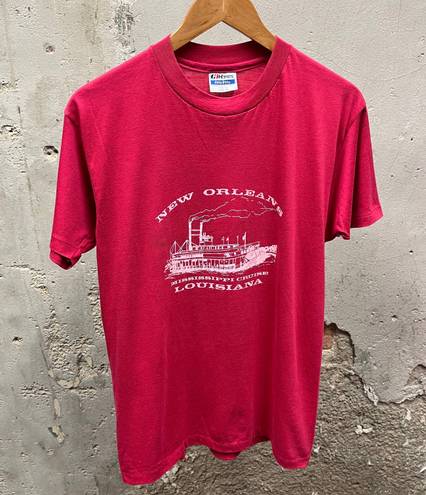 The Vintage Shop Vintage 1980s New Orleans LA Louisiana Single Stitch Travel Tourist T-Shirt L