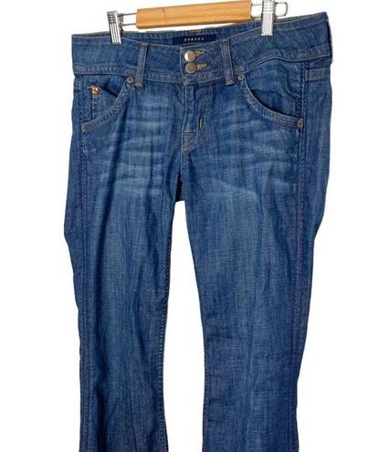 Hudson  Mid Rise Bootcut Womens Denim Jeans Flap Pocket  Size 28 x 33