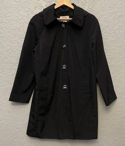 London Fog FOG by  Black Trench Coat