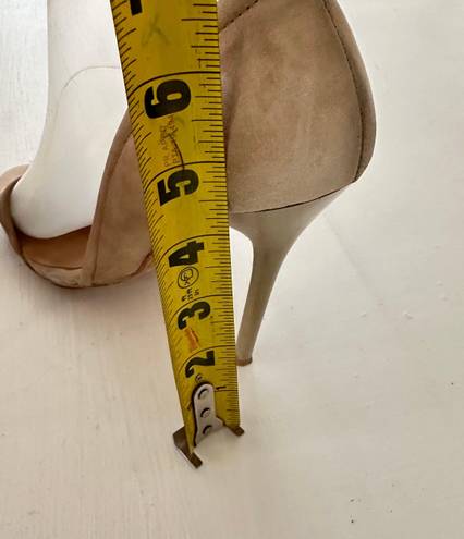 L.A.M.B. Beige Stiletto D'Orsay Heels color tang. size 7.5M