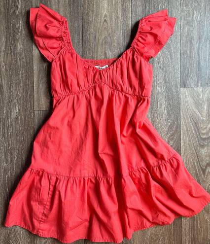 Abercrombie & Fitch Red Dress