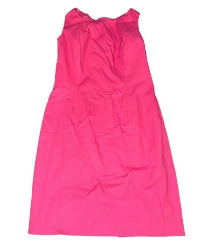 Talbots  Women's Size 12 Pink Sleeveless Sheath Knee Length Dress