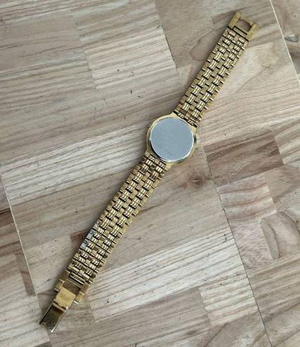 Seiko  Vintage Ladies Watch Gold-Tone Bracelet Case White Dial New Crystal