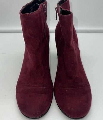 Aerosoles  Faux Suede Heeled Ankle Boots
