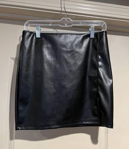 SheIn Leather Skirt