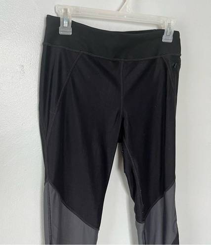 Second Skin  Yogo Athletic 8” Inseam Athletic Athleisure Leggings Black Medium