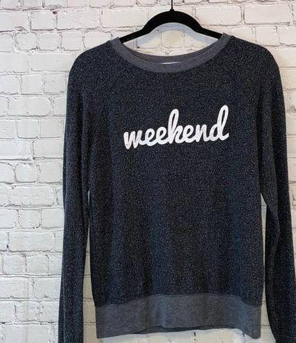 Grayson Threads 🎓  Gray Textured Long Sleeve Graphic Sweatshirt