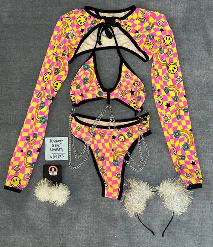 iHeartRaves Crop Top Bikinis