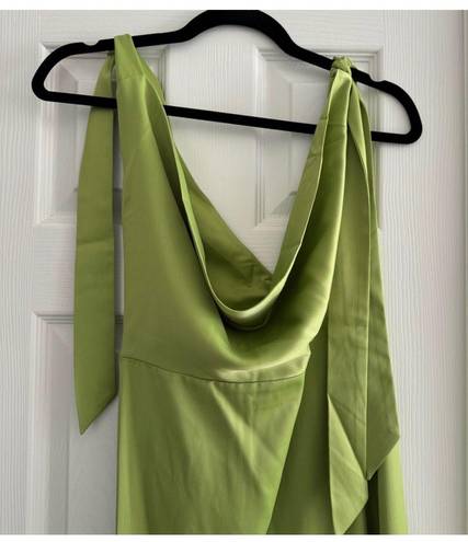 Green Silk Dress Size XS