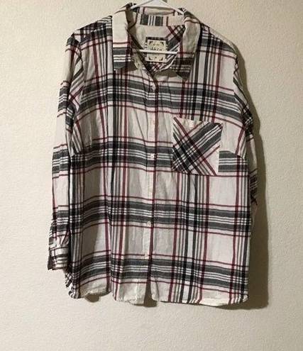 Style & Co Women’s long sleeve plaid shirt. . Size 3X.