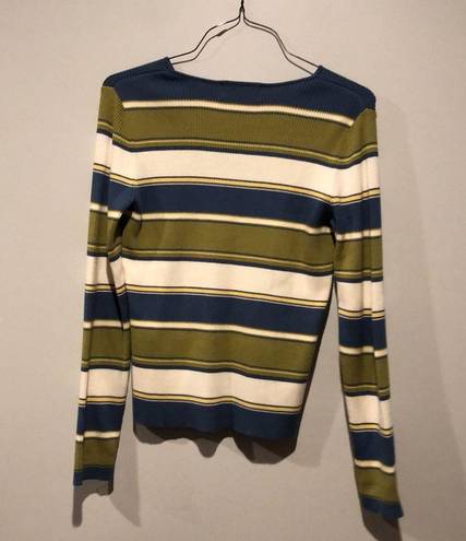 Y2K Casual Corner Annex Striped V