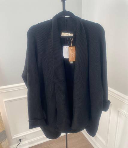 RD Style NWT  Conscious Black Oversized Cardigan Size Medium