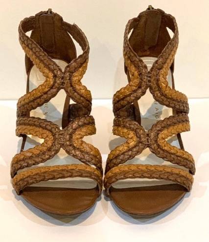 Etienne Aigner Brown Wedges Sandals