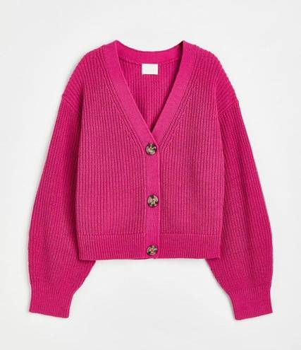 ZARA Pink Sweater Cardigan