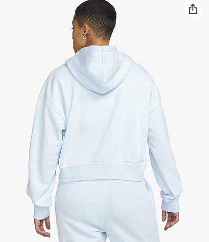 Jordan XL Women's  Celestine Blue Essentials Fleece Hoodie BNWTS