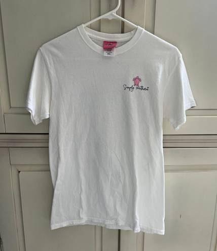 Simply Southern T-Shirt Turtle White Small