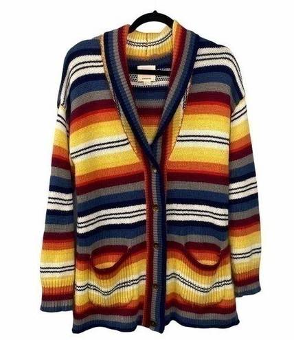 Quiksilver Vintage Quicksilver Striped Cardigan Size M