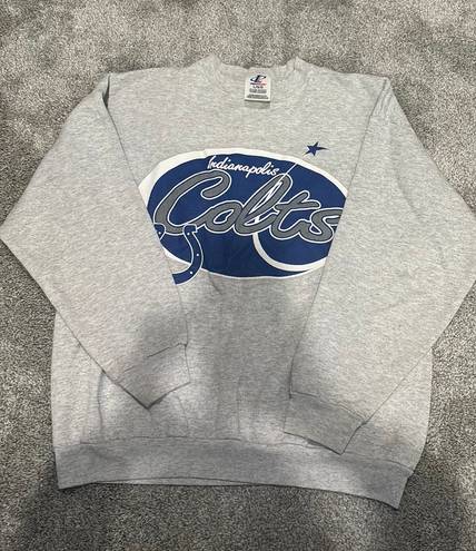 Vintage Colts Crewneck Gray Size L