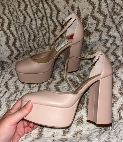 Madden Girl Pink Platform Heels