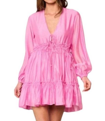 The Moon Day +  Pink Ruffle Dress(Size Medium)