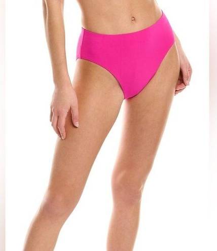 Robin Piccone  Ava High Waist Bottom Pink Medium NWOT