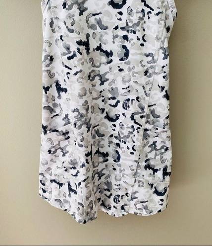 Avia  Leopard Print Active Wear Tank Top White/Gray Sz XS