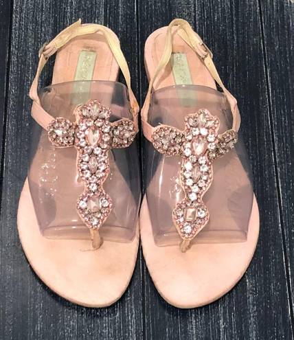 Betsey Johnson Bejeweled Sandals