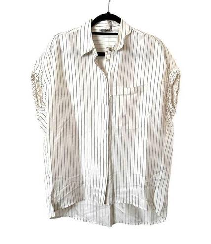 Jason Wu  Pinstriped Button Down Top NWT Sz 4