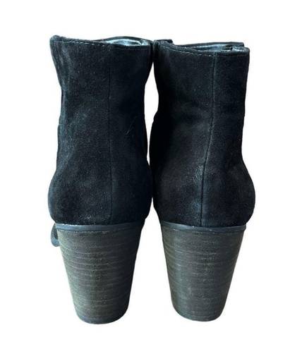 Jessica Simpson  Black  Yvette Leather Ankle Boots Booties Size 6M New