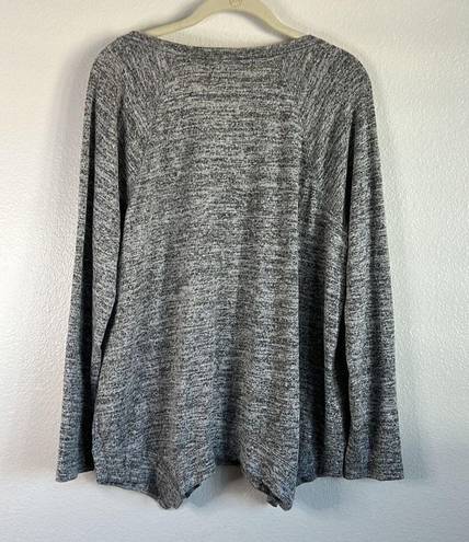 Juicy Couture EUC  Embellished Triangle Grey Sweater Sz L